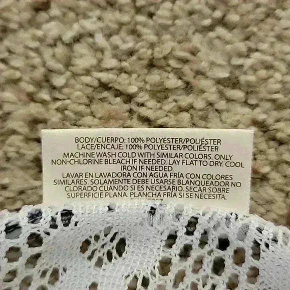 Bobbi Brooks Patckwork Lace Detail Shirt Size XL - Picture 7 of 8